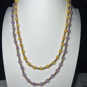 Vintage Set of Two‎ Glass Bead Necklaces